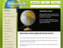 Tablet Screenshot of globusser.dk